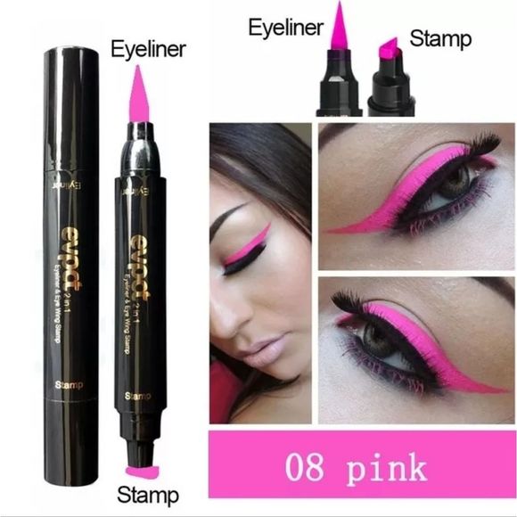 Easy wing eyeliner. Easy Liquid eyeliner with wing stamp. Various colors. - Picture 4 of 8